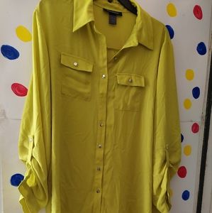 Ashley Stewart High Low Blouse